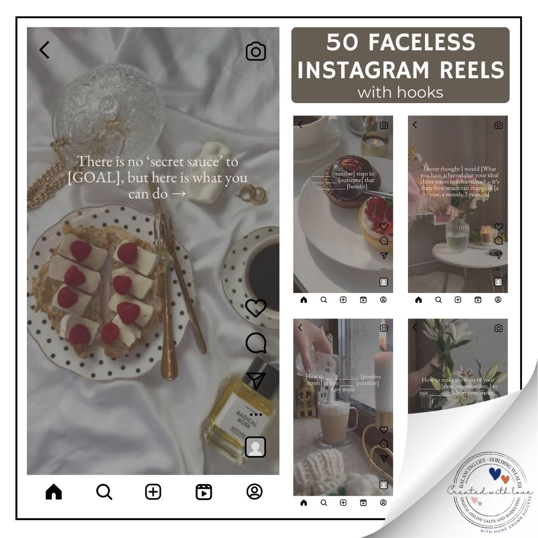 50 Faceless Instagram Reels (with hooks)