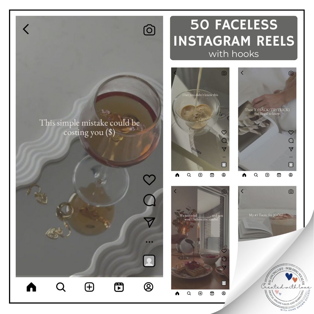 50 Faceless Instagram Reels (with hooks)