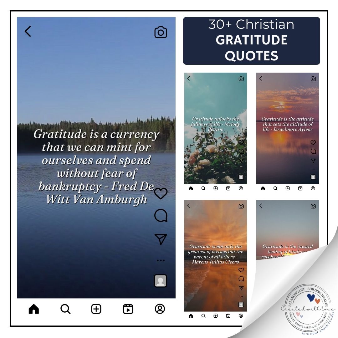 30 Quotes - Christian Gratitude