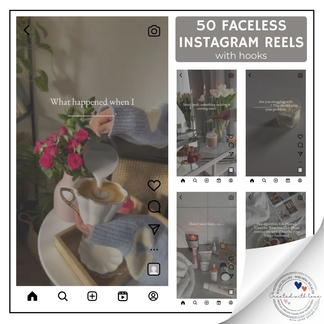 50 Faceless Instagram Reels (with hooks)
