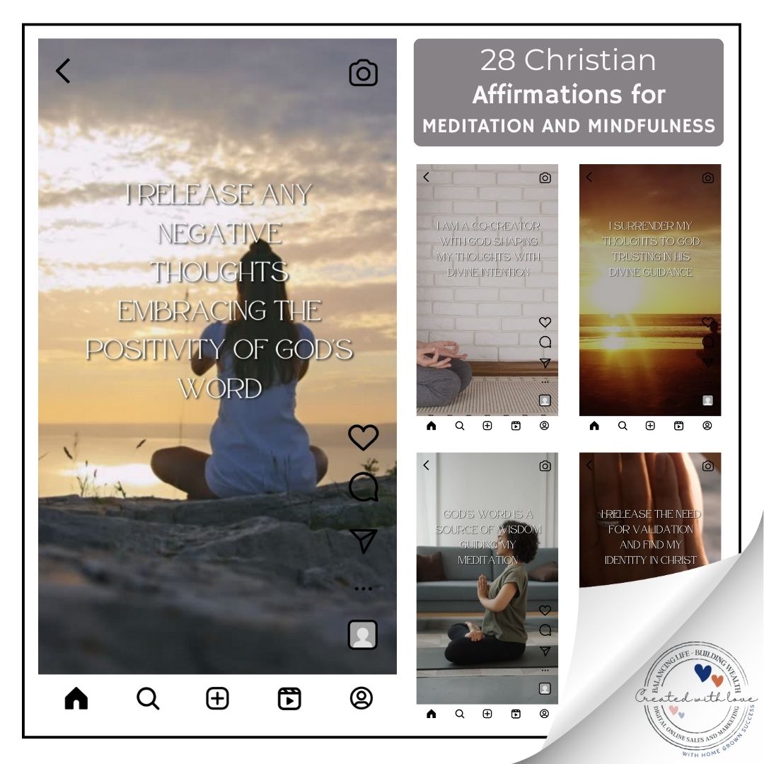 28 Christian Affirmations: Meditation & Mindfulness